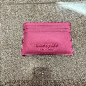 Kate Spade Schuyler Small Slim Card Holder Baja Rose